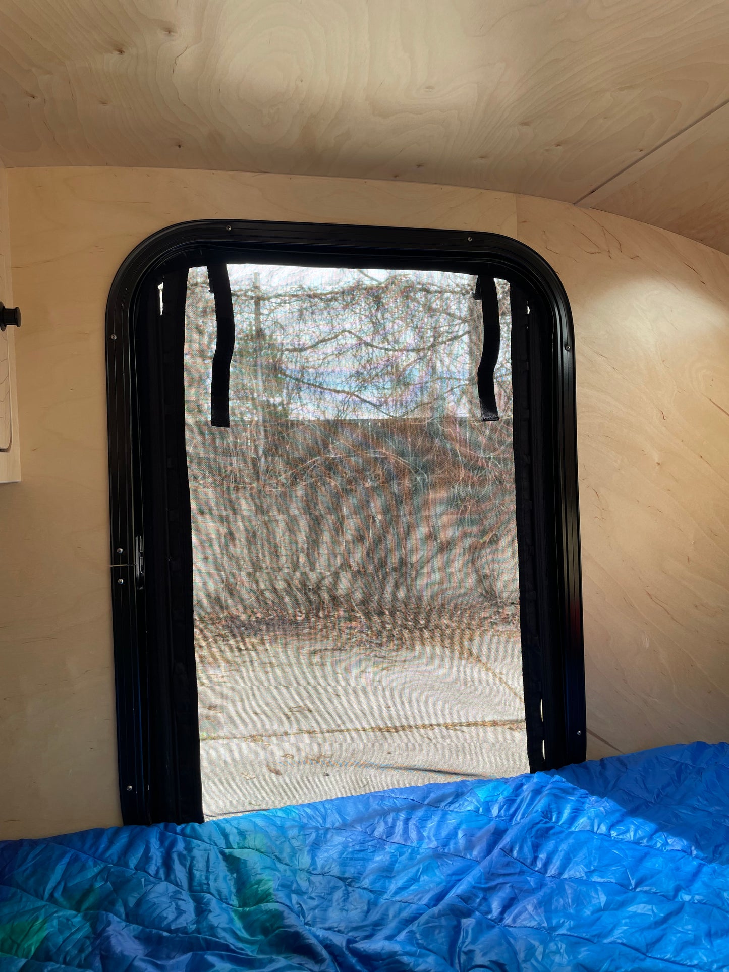 Magnetic Bug Screens for Tiny Trailers
