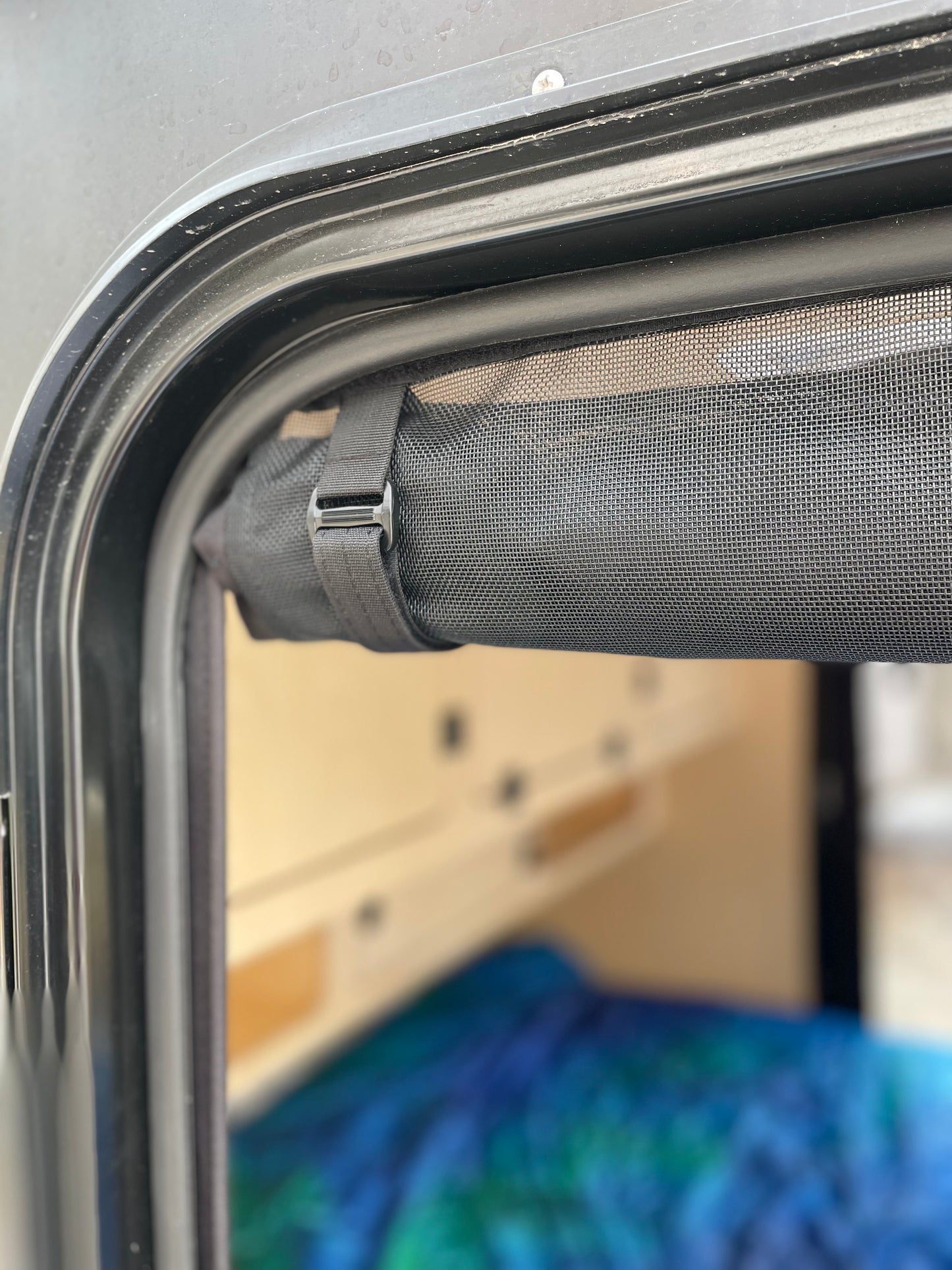 Magnetic Bug Screens for Tiny Trailers